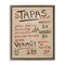 Stupell Industries Spanish Tapas Menu Floater Framed Canvas Wall Art Design by June Erica Vess